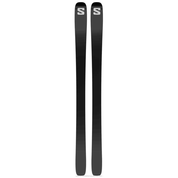 Men\'s All-Mountain Skis - Stance 96 V42L1213 Salomon Black/Dark Grey/Pale Kakhi Metallic - Salomon shoes