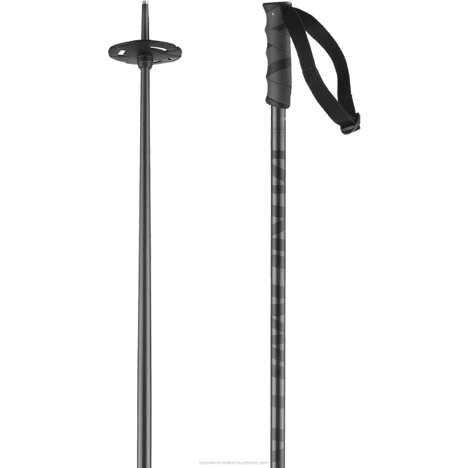 Men's Alpine Poles - Hacker V42L1253 Salomon Black - Salomon sneakers Australia