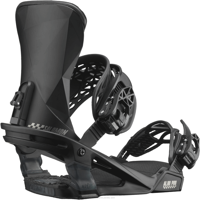Men's Snowboard Bindings - Alibi Pro V42L613 Salomon Black - Salomon shoes