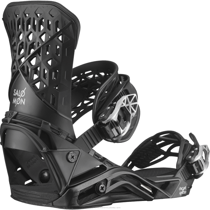 Men's Snowboard Bindings - Highlander V42L611 Salomon L41196900 - Salomon Australia