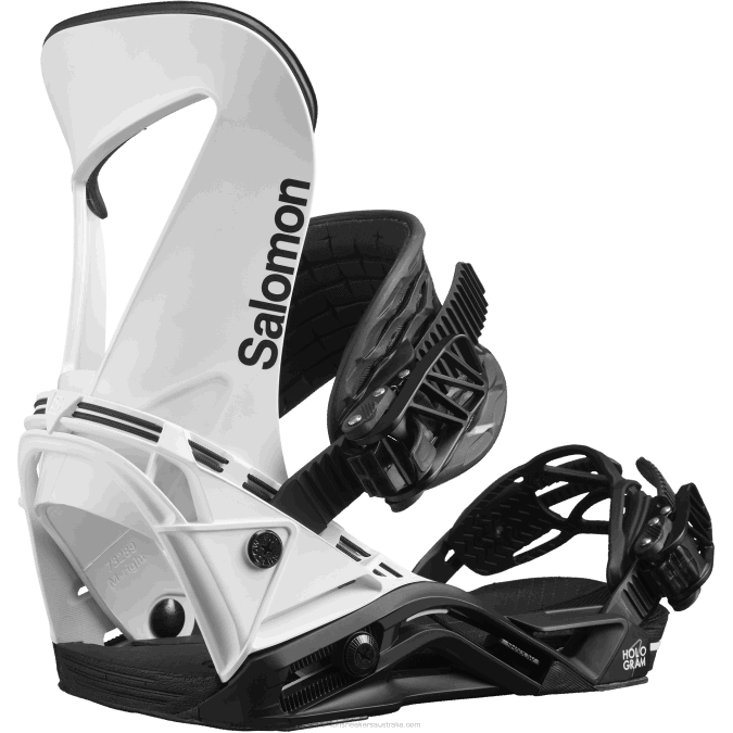 Men's Snowboard Bindings - Hologram V42L615 Salomon White/Black - Salomon sneakers Australia
