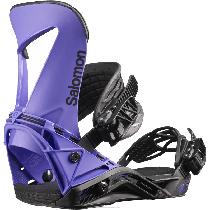 Men's Snowboard Bindings - Hologram V42L617 Salomon Purple/Black - Salomon Australia