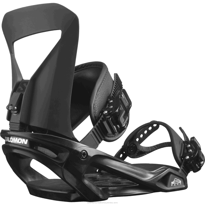 Men's Snowboard Bindings - Pact V42L1112 Salomon Black - Salomon shoes