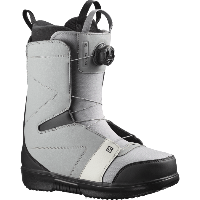 Men's Snowboard Boots - Faction Boa V42L599 Salomon Grey/Black/White - Salomon Australia