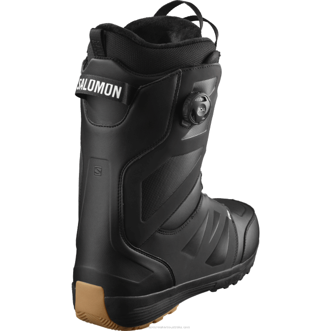 Men\'s Snowboard Boots - Launch Boa Sj Boa V42L589 Salomon Black/White - Salomon Australia