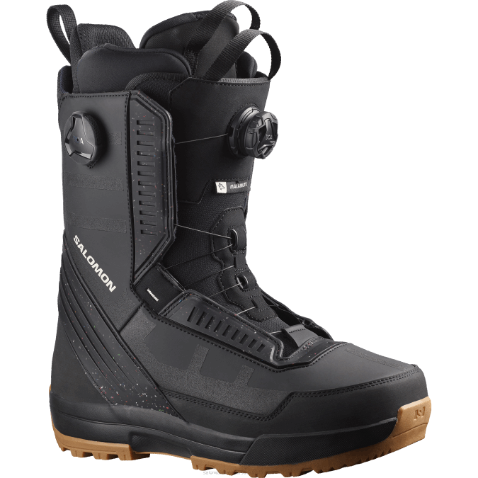 Men's Snowboard Boots - Malamute Dual Boa V42L582 Salomon Black - Salomon shoes