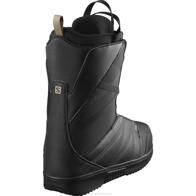 Men\'s Snowboard Boots - Titan Boa V42L598 Salomon Black/Roasted Cashew - Salomon shoes