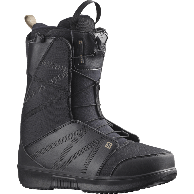 Men's Snowboard Boots - Titan V42L596 Salomon Black/Roasted Cashew - Salomon Australia