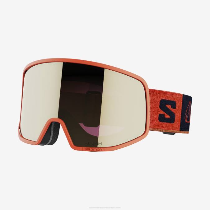 Men's Goggles - Lo Fi Sigma V42L662 Salomon Burnt Ochre - Salomon Australia