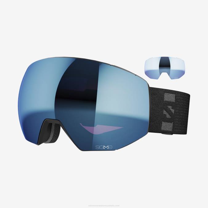 Men's Goggles - Radium Prime Sigma (And Extra Lens) V42L668 Salomon Black - Salomon Australia