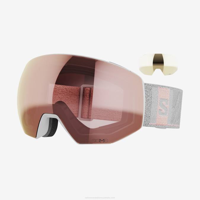 Men's Goggles - Radium Prime Sigma (And Extra Lens) V42L670 Salomon Wrought Iron - Salomon shoes