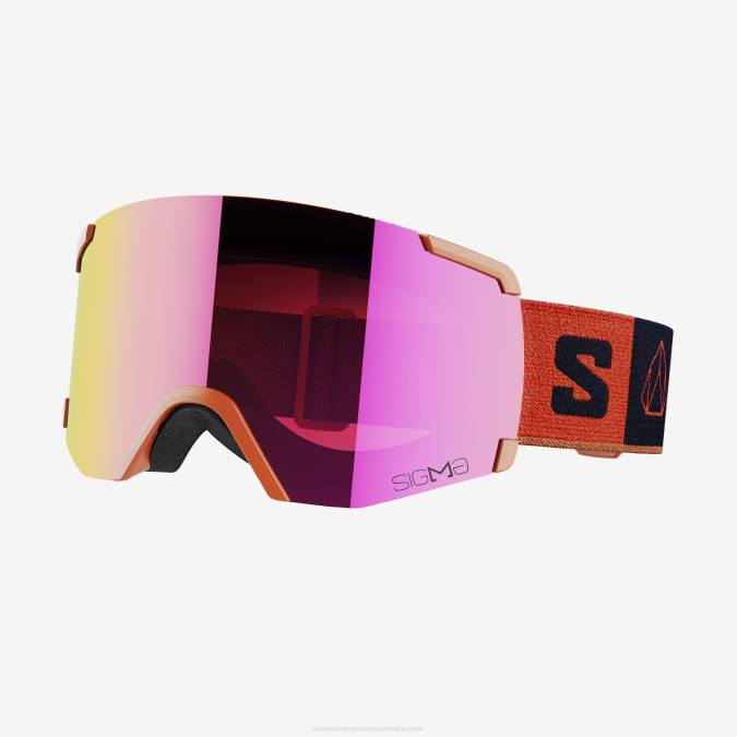 Men's Goggles - S/View Sigma V42L653 Salomon Burnt Ochre - Salomon Australia