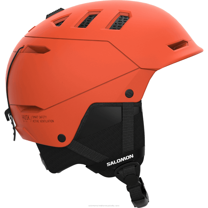 Men's Helmet - Husk Pro V42L627 Salomon Red/Orange - Salomon Australia