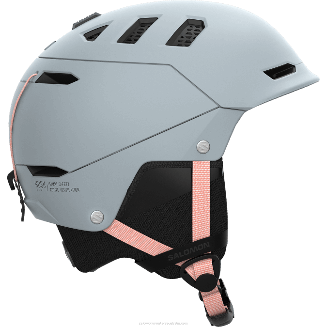 Men's Helmet - Husk Pro V42L631 Salomon Wrought Iron - Salomon sneakers Australia