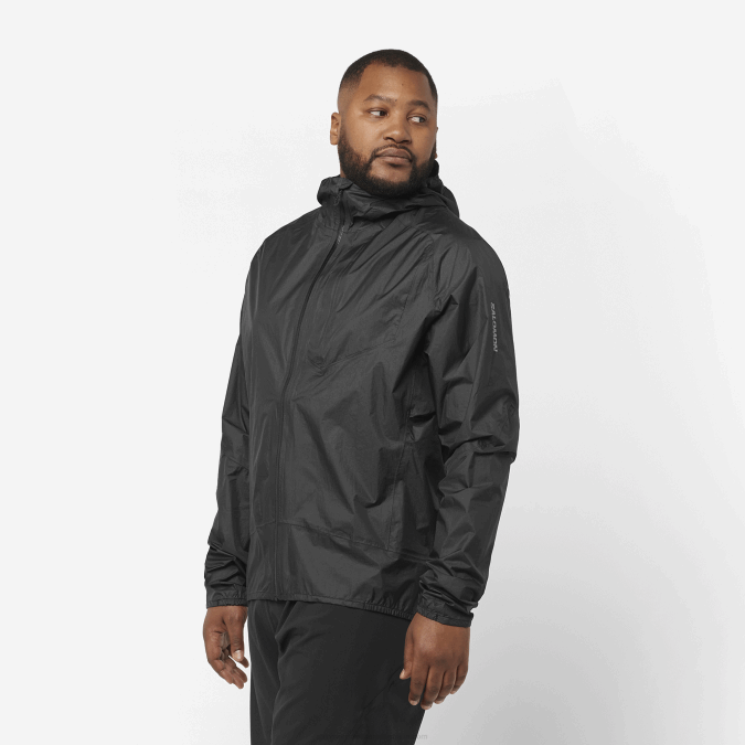 Men's Shell Jacket - Bonatti Waterproof V42L1101 Salomon Deep Black - Salomon Australia