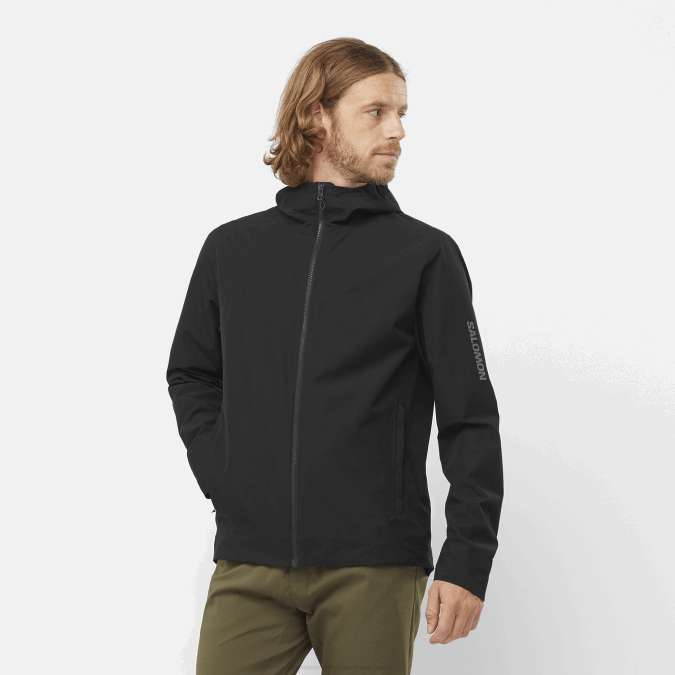 Men's Shell Jacket - Explore Waterproof V42L1105 Salomon Deep Black - Salomon sneakers Australia
