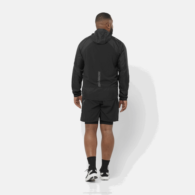 Men\'s Short Sleeve T-Shirt - Cross Run V42L234 Salomon White - Salomon shoes