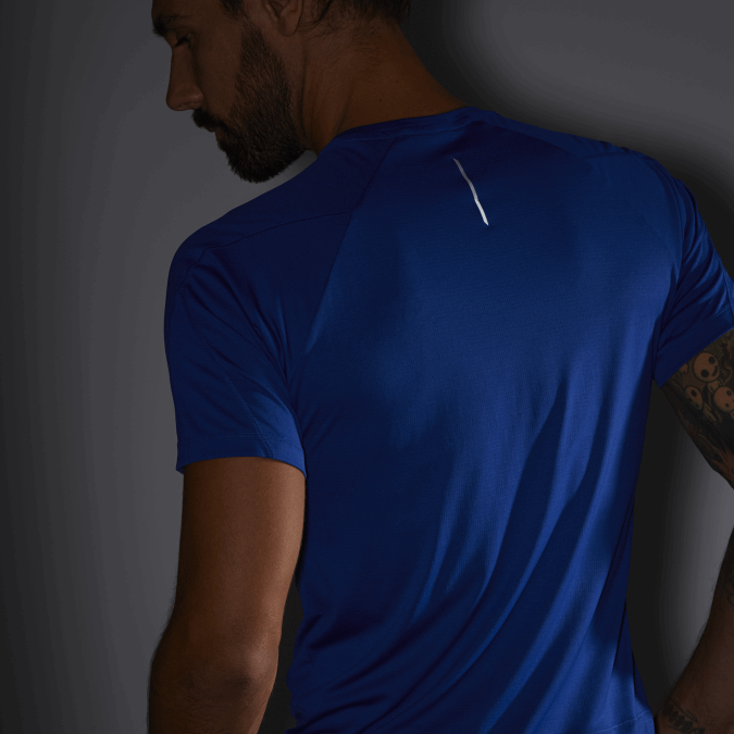 Men\'s Short Sleeve T-Shirt - Cross Run V42L236 Salomon Surf The Web - Salomon sneakers Australia