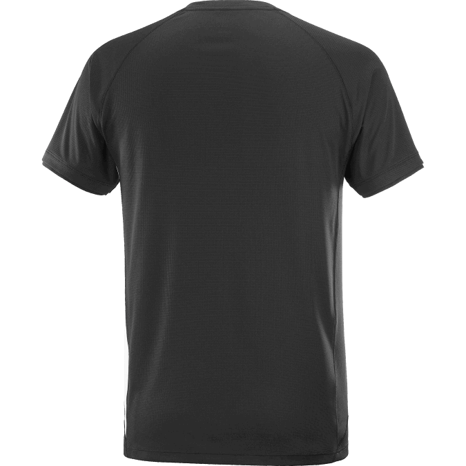 Men\'s Short Sleeve T-Shirt - Equipe V42L243 Salomon Deep Black/White - Salomon shoes