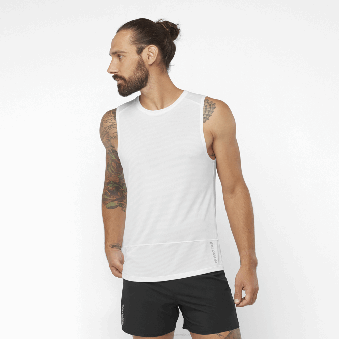 Men's Tank - Cross Run V42L228 Salomon White - Salomon shoes