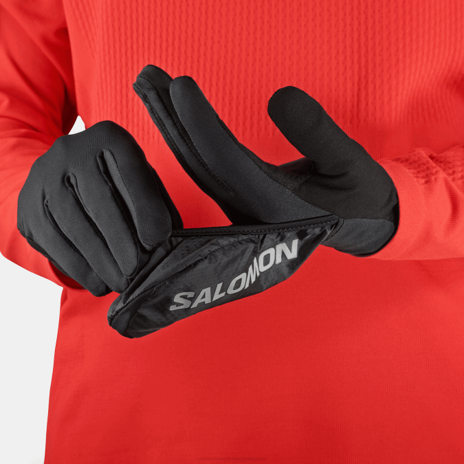 Women\'s Gloves - Fast Wing Winter V42L990 Salomon Deep Black - Salomon shoes
