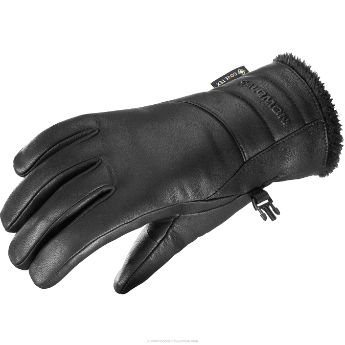 Women's Gloves - Native Gore-Tex V42L988 Salomon Deep Black - Salomon Australia