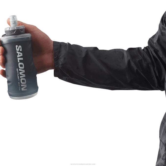 Women\'s Handheld with flask included - Active V42L984 Salomon Black/Slate Grey - Salomon shoes