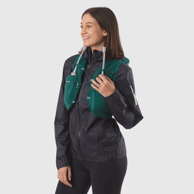 Women's Running Vest with flasks included - Adv Skin 12 V42L969 Salomon Pacific - Salomon shoes