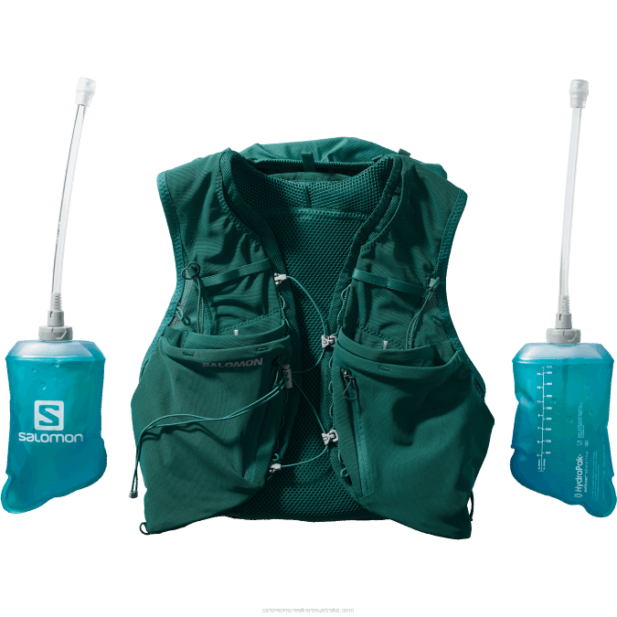 Women\'s Running Vest with flasks included - Adv Skin 12 V42L969 Salomon Pacific - Salomon shoes