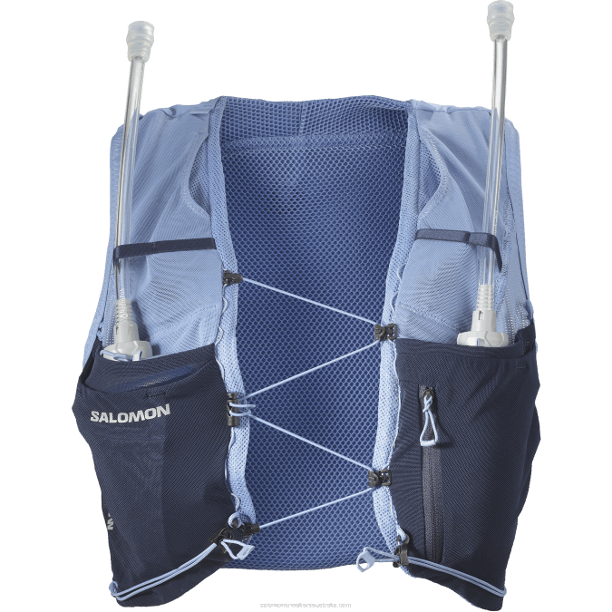 Women\'s Running Vest with flasks included - Adv Skin 5 V42L971 Salomon English Manor/Black Iris - Salomon shoes