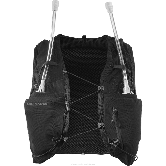 Women\'s Running Vest with flasks included - Adv Skin 5 V42L972 Salomon Black/Ebony - Salomon sneakers Australia