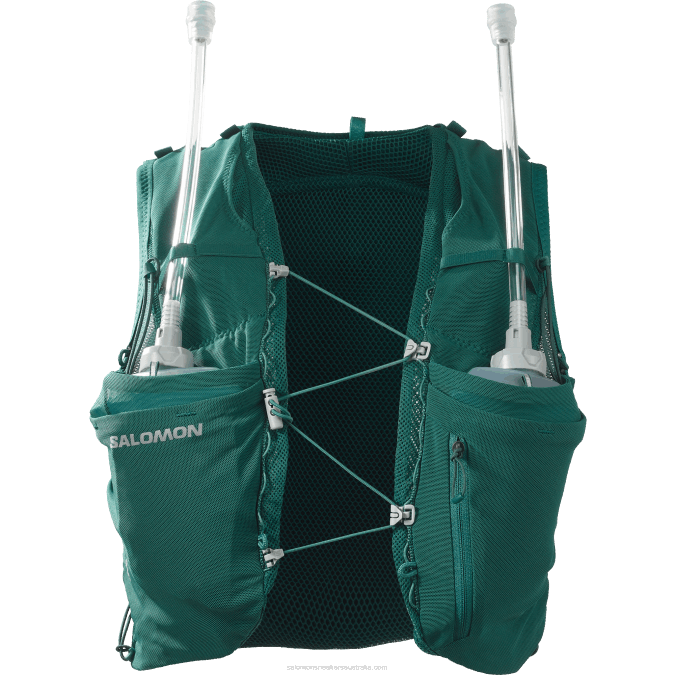 Women\'s Running Vest with flasks included - Adv Skin 5 V42L974 Salomon Pacific - Salomon Australia