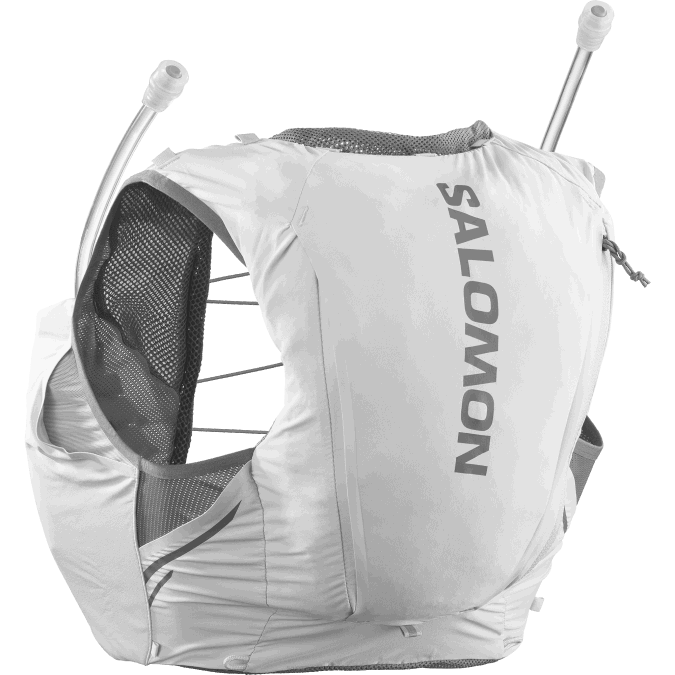 Women\'s Running Vest with flasks included - Sense Pro 10 V42L980 Salomon Oyster Mushroom/Quiet Shade Translucent - Salomon Australia