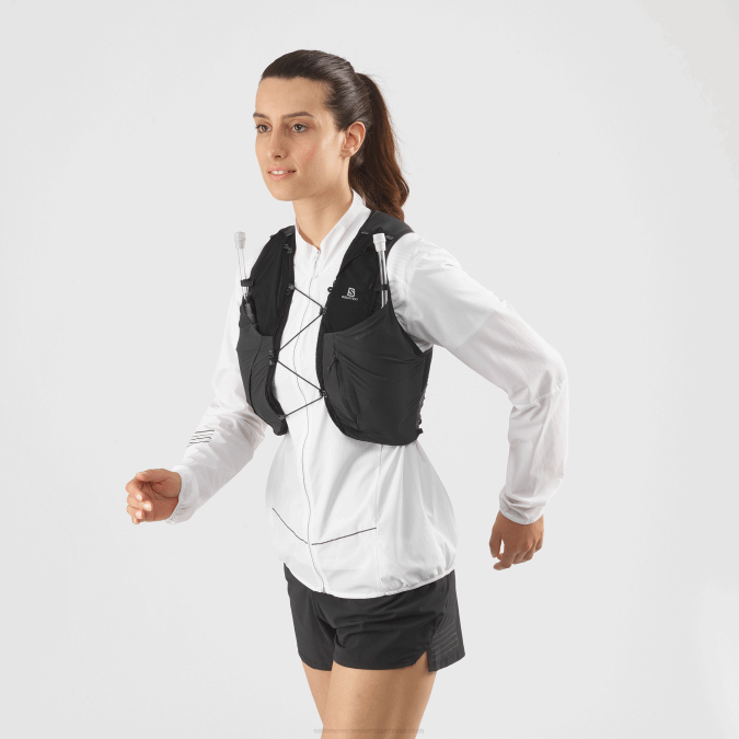 Women's Running Vest with flasks included - Sense Pro 5 V42L976 Salomon Black/Ebony - Salomon shoes