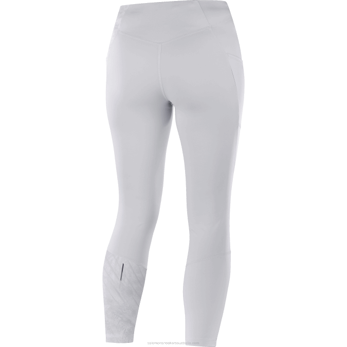 Women\'s 5/6 Tights - Cross Run 25 V42L1157 Salomon Oyster Mushroom/Ao - Salomon Australia