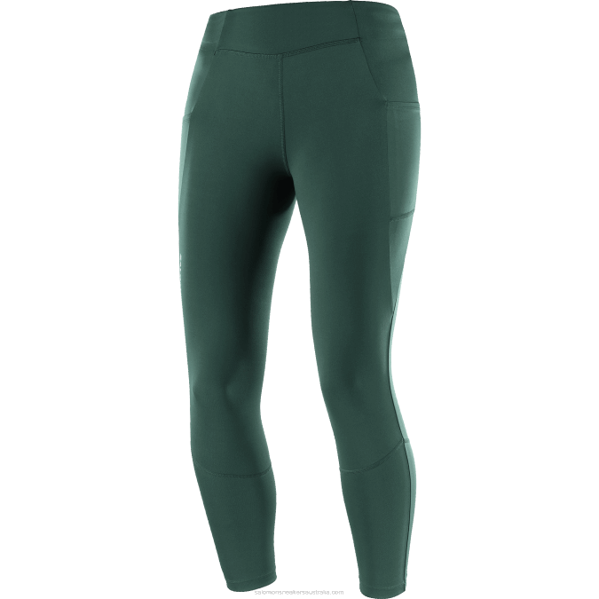 Women\'s 5/6 Tights - Cross Run 25 V42L1160 Salomon Ponderosa Pine - Salomon sneakers Australia