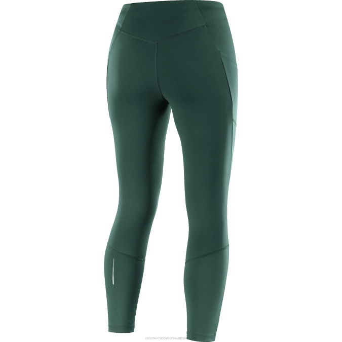 Women\'s 5/6 Tights - Cross Run 25 V42L1160 Salomon Ponderosa Pine - Salomon sneakers Australia