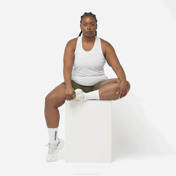 Women\'s Short Tights - Cross Run 5 V42L1153 Salomon Grape Leaf/Forest Night - Salomon sneakers Australia