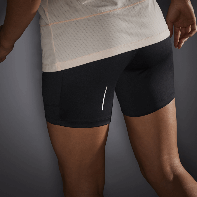 Women\'s Short Tights - Cross Run 5 V42L1154 Salomon Deep Black - Salomon sneakers Australia