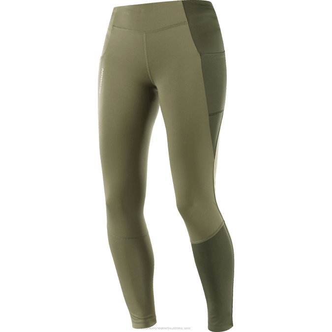 Women\'s Tights - Cross Run 28 V42L1162 Salomon Grape Leaf/Forest Night - Salomon shoes
