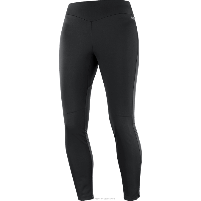 Women\'s Tights - Gore Tex Infinium Windstopper V42L1164 Salomon Deep Black - Salomon sneakers Australia