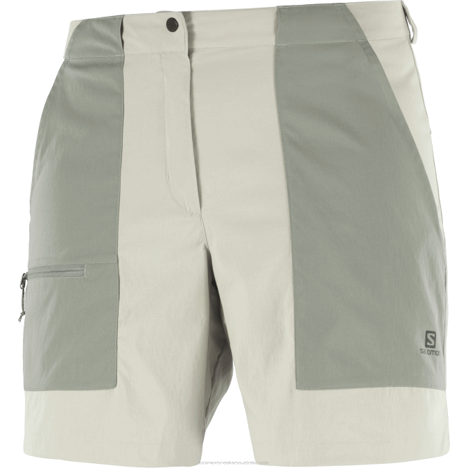 Women\'s Shorts - Outrack V42L958 Salomon Wrought Iron/Sedona Sage - Salomon shoes