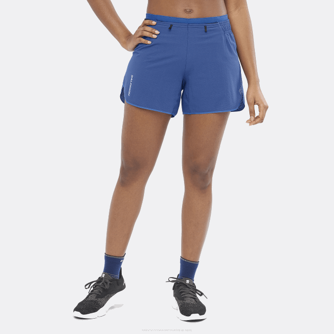 Women's Shorts - Sense Aero 5 V42L964 Salomon Navy Peony - Salomon shoes