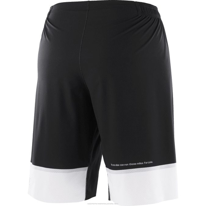 Women\'s Shorts - Shortney V42L1188 Salomon Deep Black/White - Salomon sneakers Australia