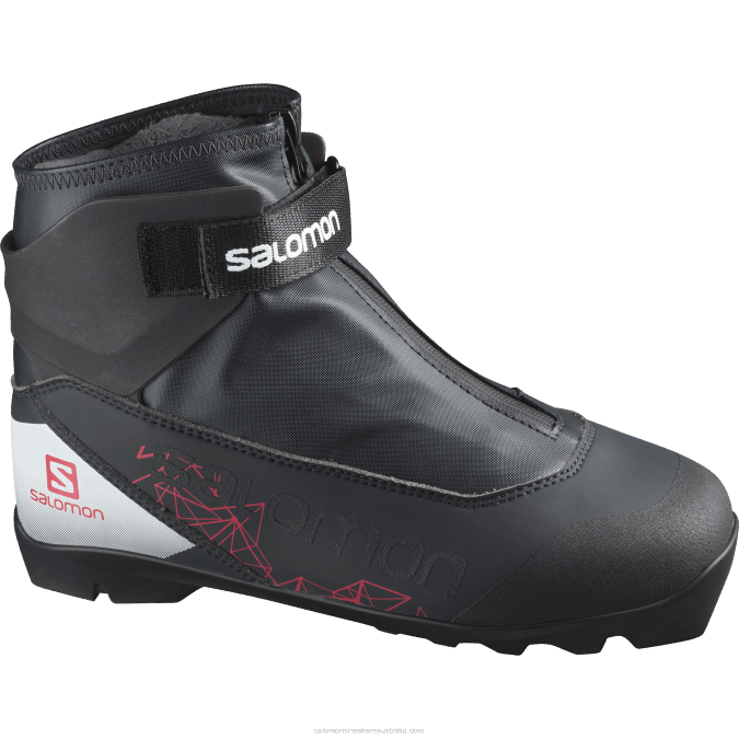 Women's Classic Nordic Boots - Vitane Plus Prolink V42L1339 Salomon Ebony/Red/White - Salomon shoes