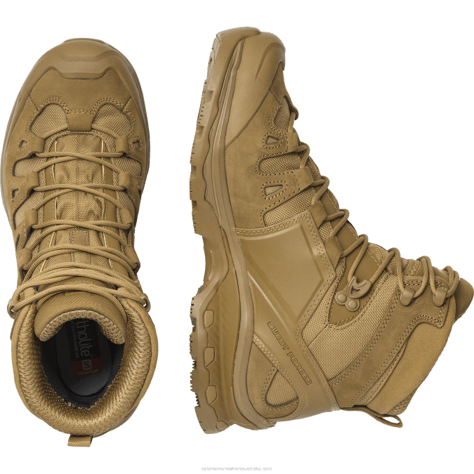 Women\'s Forces Shoes - Quest 4D Forces 2 V42L808 Salomon Coyote Brown - Salomon shoes