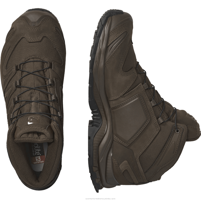Women\'s Forces Shoes - Xa Forces Mid En V42L826 Salomon Earth Brown - Salomon sneakers Australia