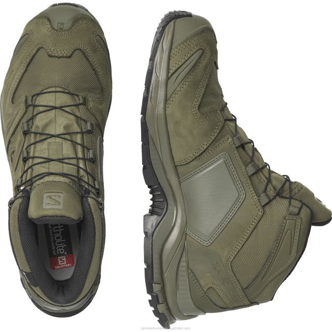 Women\'s Forces Shoes - Xa Forces Mid En V42L828 Salomon Ranger Green - Salomon Australia