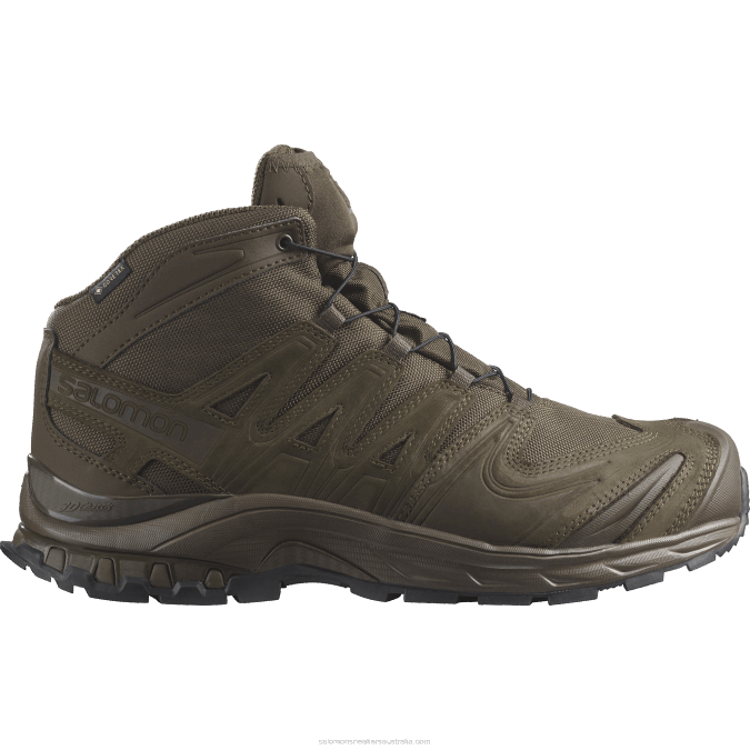 Women's Forces Shoes - Xa Forces Mid Gore-Tex En V42L818 Salomon Earth Brown - Salomon shoes