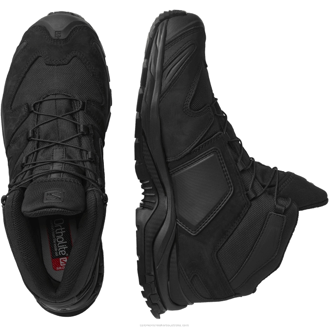 Women\'s Forces Shoes - Xa Forces Mid Wide En V42L817 Salomon Black - Salomon sneakers Australia